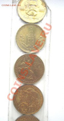 Юбилейные монеты Монголии в упаковке. - Изображение 3165