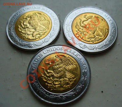 Монеты Мексики - 5 Песо реверс