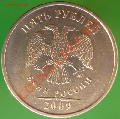 5 рублей 2009 года ММД. Шт.3.12Н-3 и 3.12Д. - P1110719.JPG
