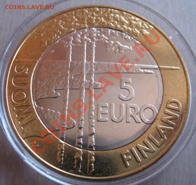 5 евро, Финляндия, разные года. - image