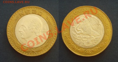Монеты Мексики - Мексика_20_1993_Идальго.JPG