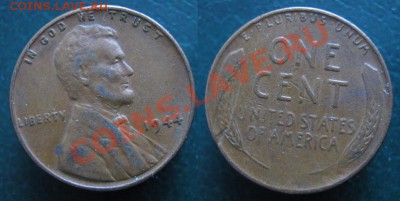 Разная инострань - 352 3 США цент 1944 2