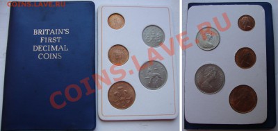 Распродажа иностранных монет  (январь-февраль) - GB-1ST-DCML-CNS-SET-150R