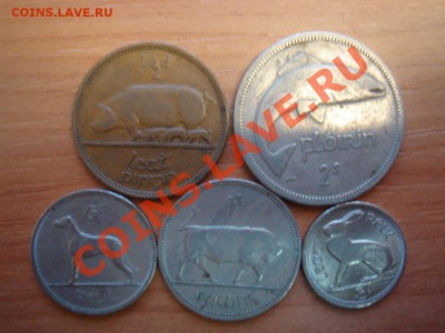 Ирландия: 5 монет до реформы 1961-1968 до 08.02.13, 22-00 - Ирландия старые-1.JPG