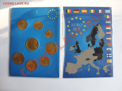 Иностранщина: наборы монет, евро, Польша и т.д. - Nabor evro v pozolote - 2