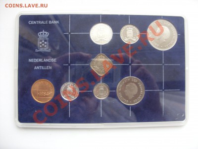 Иностранщина: наборы монет, евро, Польша и т.д. - Набор Нидерландские Антиллы - 2