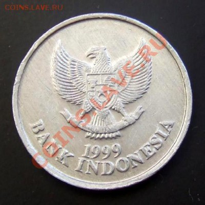 ИНДОНЕЗИЯ 100 рупий (1999) Попугай до 16.04 (22.00) - Индонезия 100 рупий (1999) попугай А