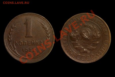 1 копейка 1924 (шт.1.2) - 1к.-1924-шт.-1.2.