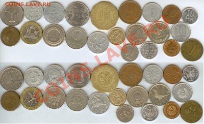 18 стран - 22 монеты  до 21.00 мск 12.09.2013 - 22 монеты из 18 стран