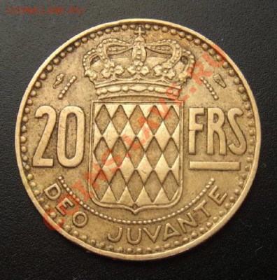 1 - Монако 20 франков (1951) Р