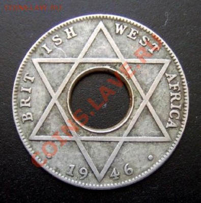 1 - Брит. Западная Африка 0,1 пенни (1946) №1 А