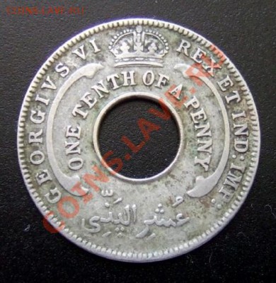 1 - Брит. Западная Африка 0,1 пенни (1946) №1 Р