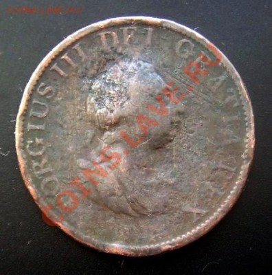 1 - Великобритания 0,5 пенни (1799) А