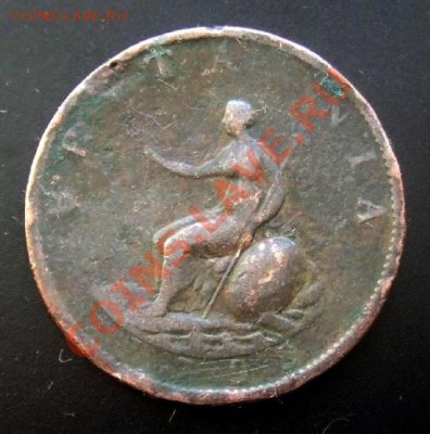 1 - Великобритания 0,5 пенни (1799) Р