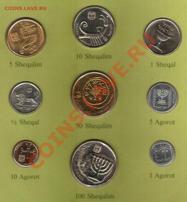 Набор "Coin Sets of All Nation" Израиль до 02.10.13 22.00МСК - small-1