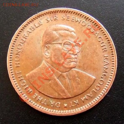 МАВРИКИЙ 5 центов (1990) до 01.10 (22.00) - Маврикий 5 центов (1990) А