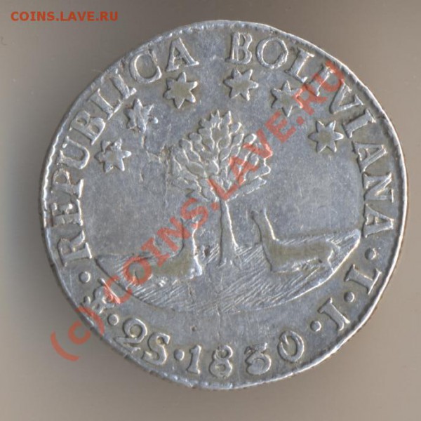 2 соля 1830 года, серебро 667-й пробы, вес монеты - 6,2 грамма. - 129