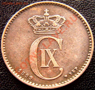 Дания_2 эре 1899. Отличная монета. Окончание 07.10_22.06мск - 6594