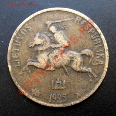 1 - Литва 10 центов (1925) А