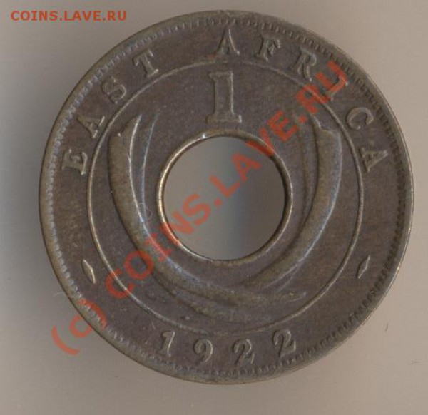 1 цент 1922 года, бронза, тираж - 8250000 экземпляров. - 3