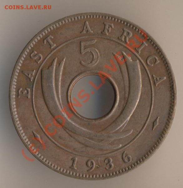 5 центов 1936 года, бронза, тираж - 3500000 экземпляров. - 6 001