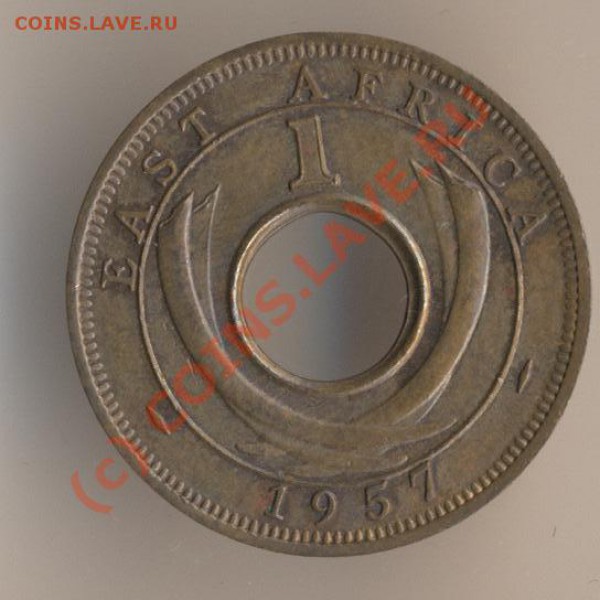 1 цент 1957 года, бронза. - 17