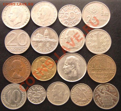 35 разных монет (см. фото и описание). До 07.12_22.00мск - 6771