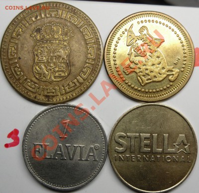 Метрожетоны СПБ, игровые иностранные и сувенирный из Парижа - монеты 022.JPG