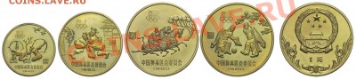 Все монеты Сочи 2014 в мире - 1980 Китай Олимпиада-80 1