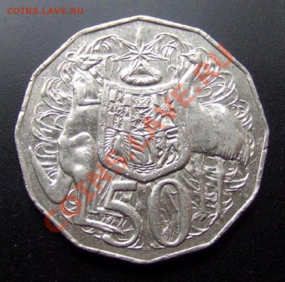 1 - Австралия 50 центов (2007) Герб Р