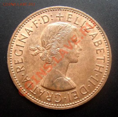 1 - Великобритания 1 пенни (1962) №1 А