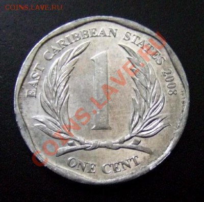 1 - Карибы 1 цент (2008) Р