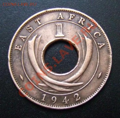 1 - Брит. Восточная Африка 1 цент (1942) №2 Р