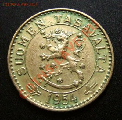 1 - Финляндия 20 марок (1954) А