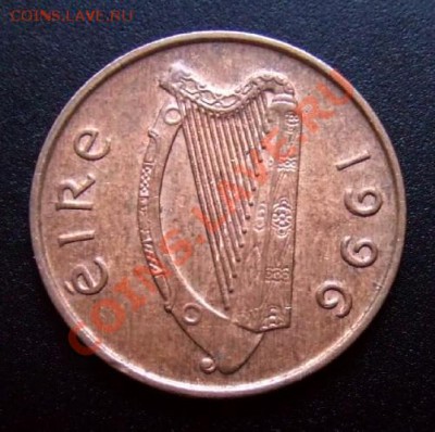 1 - Ирландия 1 пенни (1996) Стилизованная птица А