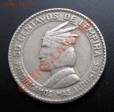 1 - Гондурас 50 сентаво (1973) Индеец Р