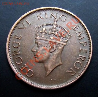 1 - Брит. Индия 0,25 анна (1940) А