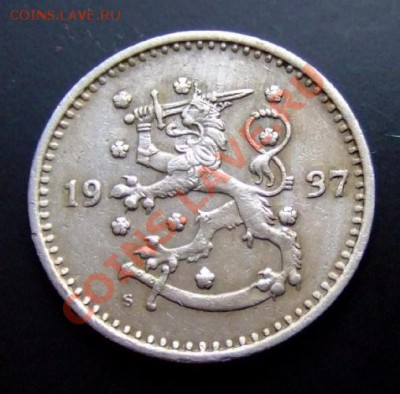 1 - Финляндия 1 марка (1937) А