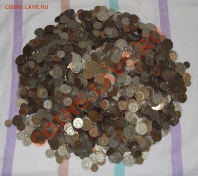 ФИКС - монеты СССР и Россия - 7,1кг - 7.1кг монет....JPG