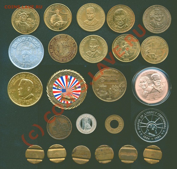 токены и медали США - монеты3