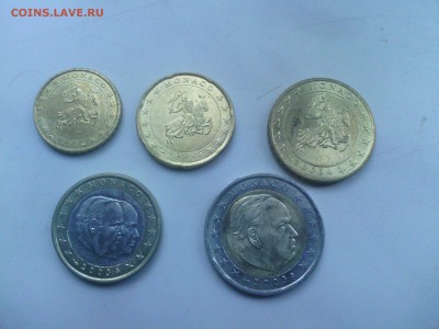 Монако набор 5 монет евро 2003 - IMG_20140528_215151