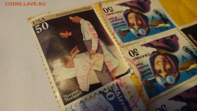 Конверт с кучей марок США - DSC04336.JPG