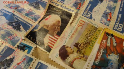 Конверт с кучей марок США - DSC04335.JPG