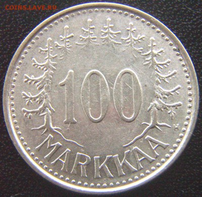Финляндия_100 марок 1958; серебро; до 09.07_22.36мск - 8062