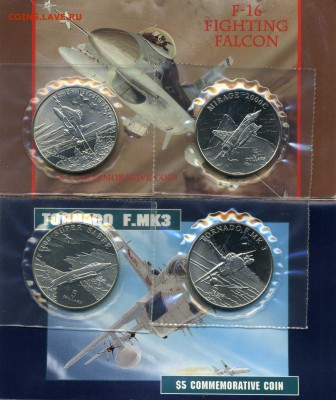 Куплю монету F-16 Маршалловых островов (1995) - Авиация