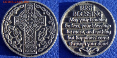 Христианство на монетах и жетонах - Irish Blessing