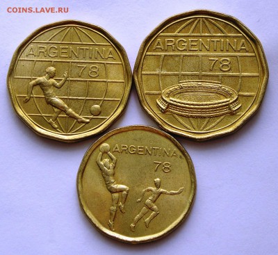Аргентина, ЧМ по Футболу 1978, 3 монеты (04.08.14) - P1016484.JPG