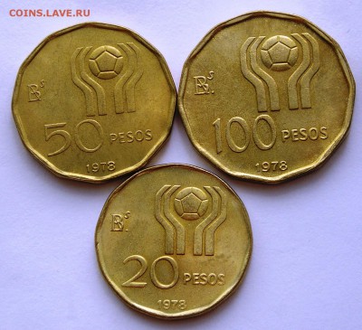 Аргентина, ЧМ по Футболу 1978, 3 монеты (04.08.14) - P1016485.JPG