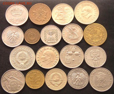46 разных монет (см. фото и описание). До 07.08_22.00мск - 8364