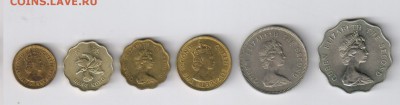 ГОНКОНГ - 6 монет 1967-1993г ЕЛИЗАВЕТА до 02.09.2014г 21-00 - ГОНКОНГ19